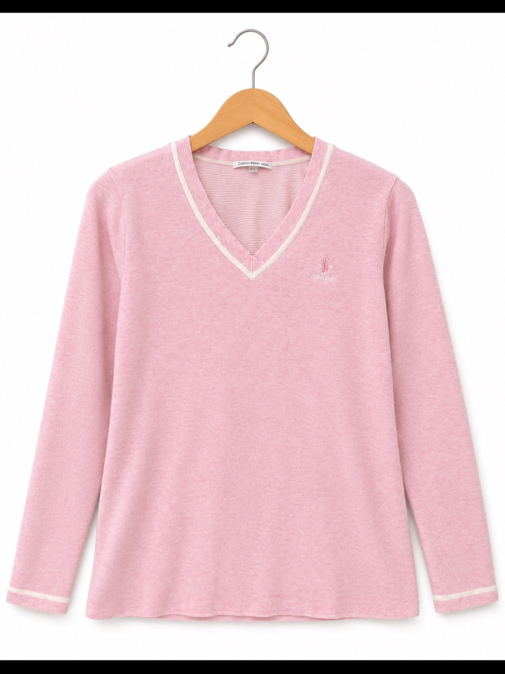 Peter Millar Old Head Golf Links Pink V-Neck Golf Sweater Medium